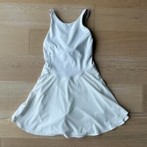 Lululemon Court Crush Dress White sz 12